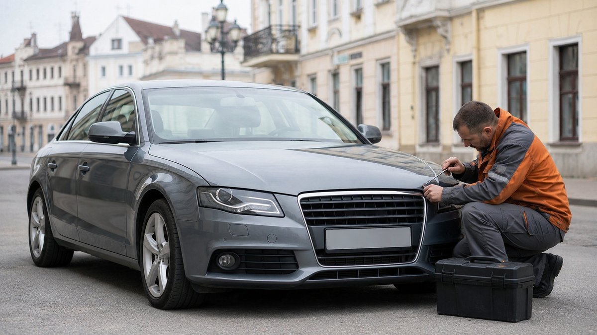 Мастер вскрывает Audi