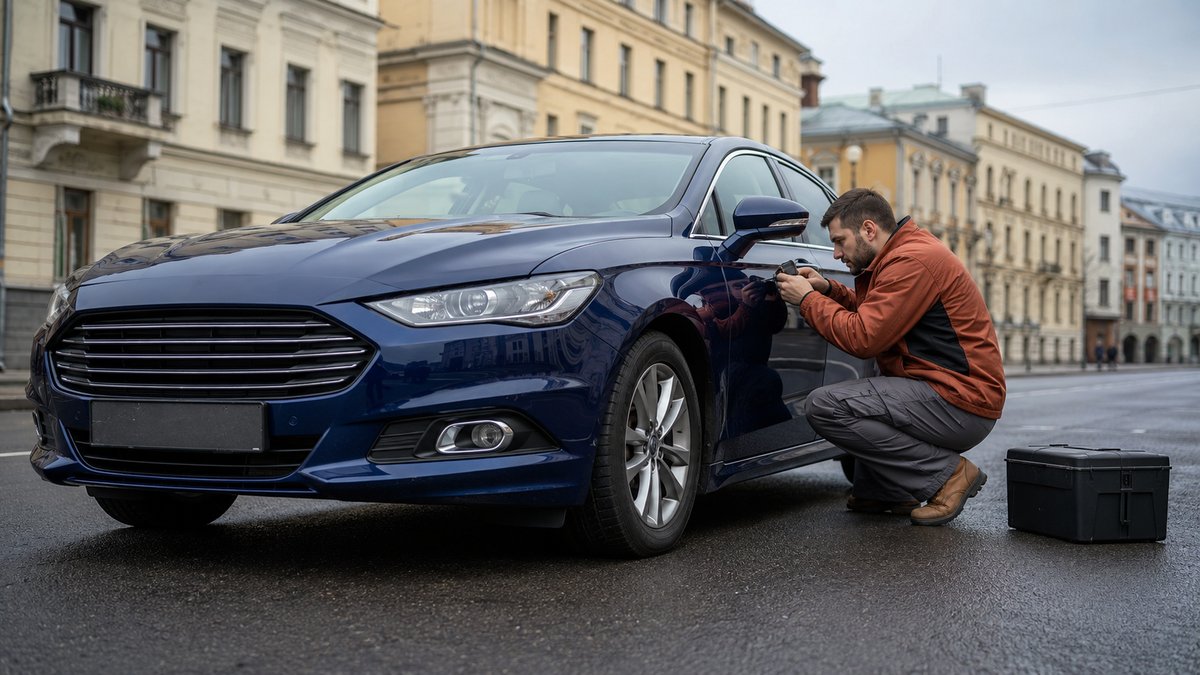 Мастер вскрывает Ford Mondeo
