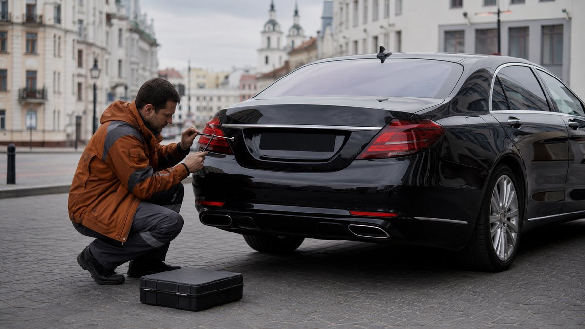 Мастер вскрывает Mercedes S-класса