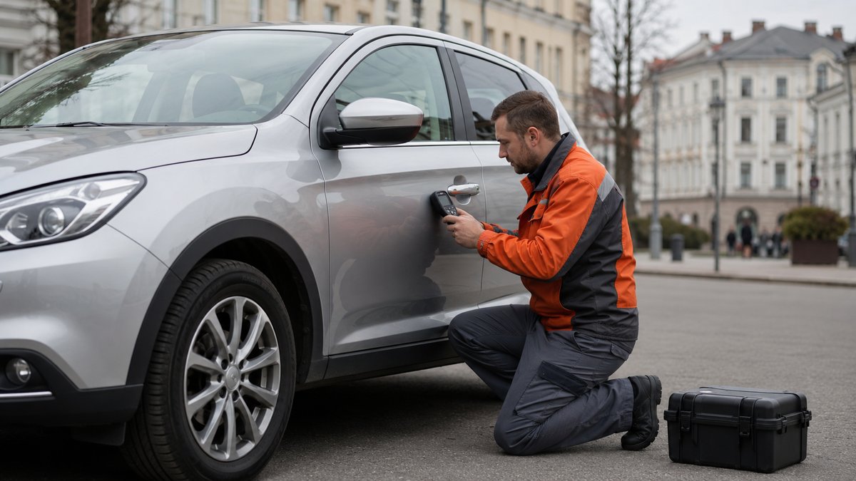 Мастер вскрывает Nissan