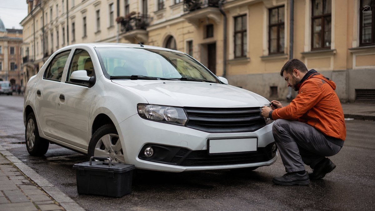 Мастер вскрывает Renault Logan