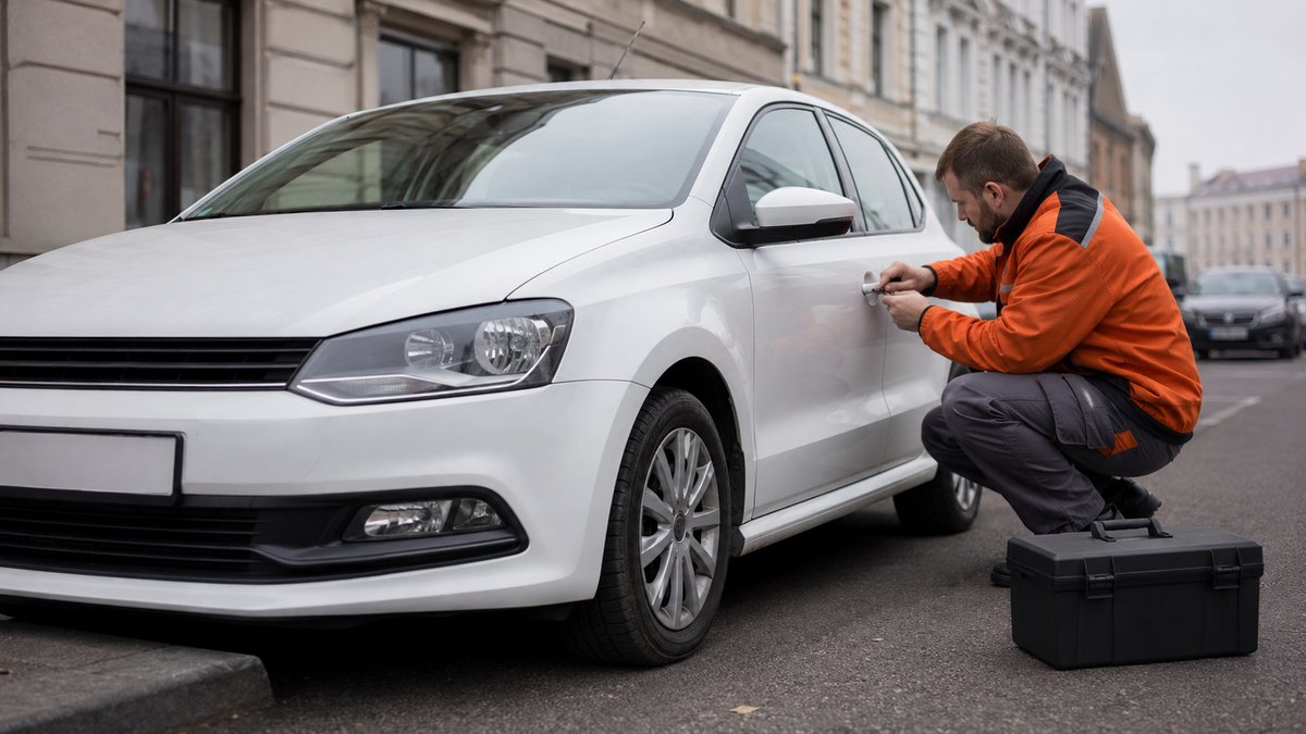 Мастер вскрывает Volkswagen